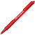 BIC® SOFTFeel Clic Bolígrafo retráctil de punta de bola, punta mediana, cuerpo rojo con grip, tinta roja - 1