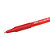 BIC® SOFTFeel Clic Bolígrafo retráctil de punta de bola, punta mediana, cuerpo rojo con grip, tinta roja - 4