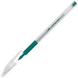 BIC® Stylo bille, Cristal Grip, pointe moyenne (1 mm), avec zone de préhension, corps en plastique blanc, encre verte BIC® Stylo bille, Cristal Grip, pointe moyenne (1 mm), avec zone de préhension, corps en plastique blanc, encre verte