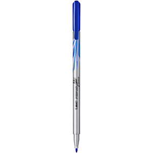 BIC® Stylo feutre Intensity, pointe moyenne 0,7 mm, Bleu