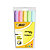 Bic surligneur Highlighter Grip pastel - pochette de 5 couleurs assorties - 1