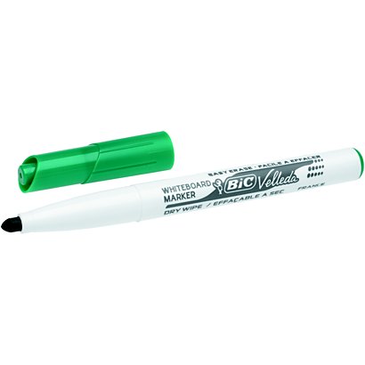 BIC® Velleda 1741 Marqueur effaçable corps plastique pointe ogive 1,4 mm vert - 1