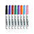 BIC Velleda® 1741, marqueur pour tableau blanc, pointe ogive moyenne de 4,5 mm, largeur de trait 1,4 mm, couleurs assorties, lot de 8 - 1