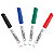 BIC® Velleda 1741 Rotulador de pizarra blanca, punta ojival de 1,4 mm, paquete surtido de 4, negro, azul, rojo, verde - 2