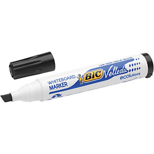 BIC® Velleda 1751 Rotuladores punta biselada negro BIC® Velleda 1751 Rotuladores punta biselada negro