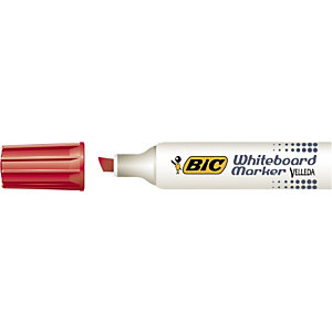 BIC® Velleda 1781 Marqueur effaçable tableau blanc pointe biseautée 3 - 6 mm rouge