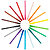 BIC® Visa Rotuladores de colores, punta gruesa 2 mm, 144 rotuladores, 12 colores surtidos - 2