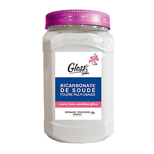 Bicarbonate de soude en poudre Gloss 1 kg Bicarbonate de soude en poudre Gloss 1 kg