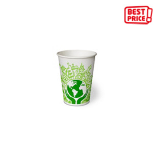 Bicchiere monouso in cartoncino Think Bio Green, Biodegradabile e Compostabile, Capacità 432 ml (confezione 20 pezzi) Bicchiere monouso in cartoncino Think Bio Green, Biodegradabile e Compostabile, Capacità 432 ml (confezione 20 pezzi)