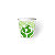 Bicchiere monouso in cartoncino Think Bio Green, Biodegradabile e Compostabile, Capacità 72 ml (confezione 50 pezzi) - 1