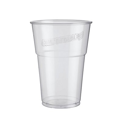Bicchiere monouso in PLA, Compostabile e Biodegradabile, Capacità 630 ml, Trasparente (confezione 50 pezzi)