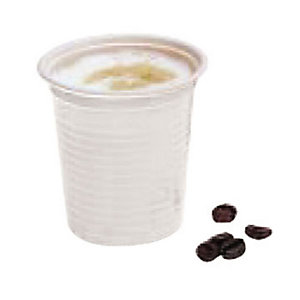 Bicchiere per caffè, Polistirene, 80 cc, Bianco (confezione 100 pezzi)