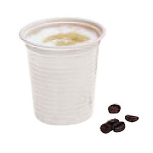 Bicchiere per caffè, Polistirene, 80 cc, Bianco (confezione 100 pezzi) Bicchiere per caffè, Polistirene, 80 cc, Bianco (confezione 100 pezzi)