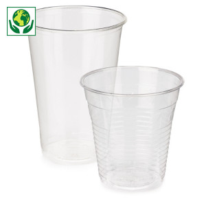 Bicchieri in plastica bio per bevande fredde