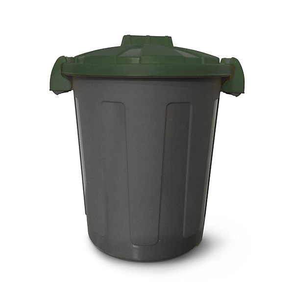 Bidone raccolta differenziata con coperchio giallo capacità 25 litri - 4