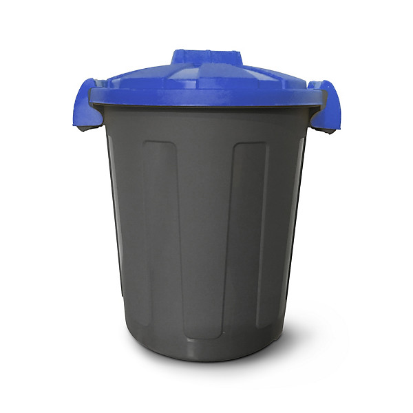 Bidone raccolta differenziata con coperchio giallo capacità 25 litri - 1