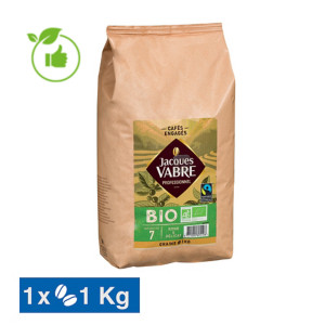 Biologische koffiebonen Jacques Vabre BIO 1 kg