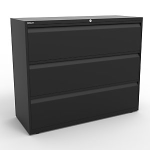 Bisley Comptoir Universal Confort Plus  3 tiroirs  - Métal - Noir