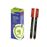 Bismark Rotulador permanente, punta ojival fina, 1 mm, rojo Bismark Rotulador permanente, punta ojival fina, 1 mm, rojo