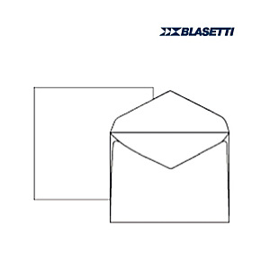 BLASETTI Busta extrafine Campidoglio - lembo gommato - 12 x 18 cm - 100 gr - bianco - conf. 500 pezzi BLASETTI Busta extrafine Campidoglio - lembo gommato - 12 x 18 cm - 100 gr - bianco - conf. 500 pezzi