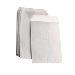 BLASETTI Busta a sacco bianca - lembo non gommato - 130x180 mm - 60 gr  - conf. 1000 pezzi