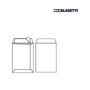 BLASETTI Busta a sacco bianca - serie Mailpack - strip adesivo - 250x353 mm - 80 gr - Blasetti - conf. 100 pezzi BLASETTI Busta a sacco bianca - serie Mailpack - strip adesivo - 250x353 mm - 80 gr - Blasetti - conf. 100 pezzi