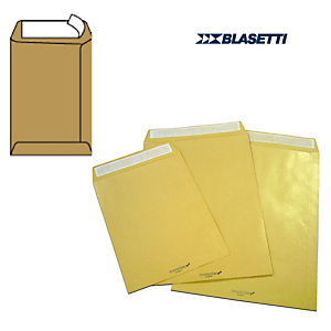 BLASETTI Busta a sacco Monodex - strip adesivo - 30 x 40 cm - 120 gr - avana - conf. 500 pezzi BLASETTI Busta a sacco Monodex - strip adesivo - 30 x 40 cm - 120 gr - avana - conf. 500 pezzi