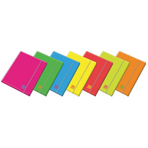BLASETTI Cartella a 3 lembi con elastico One Color Fluo, 25,5 x 35,5 cm, Cartone pesante, Colori Fluo assortiti (confezione 6 pezzi) BLASETTI Cartella a 3 lembi con elastico One Color Fluo, 25,5 x 35,5 cm, Cartone pesante, Colori Fluo assortiti (confezione 6 pezzi)