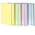 BLASETTI Cartella Pastel One Color - con elastico - 3 lembi - 26 x 35 cm - dorso 12 mm - colori assortiti - 1