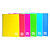 BLASETTI Maxi quaderno spiralato One Color A4+, 80 fogli 1 rigo, Copertina in PPL, Colori assortiti - 1