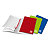 BLASETTI Quaderno Maxi One Color A4, 40+2 fogli a quadretti 4 mm, Copertina in cartoncino, Colori assortiti (confezione 10 pezzi) - 1