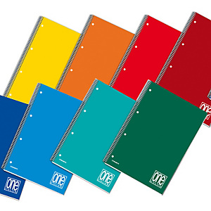 BLASETTI Quaderno One Color - A5+ - forato - microperforato - quadretto 5 mm - 60 fogli - 80 gr - spiralato BLASETTI Quaderno One Color - A5+ - forato - microperforato - quadretto 5 mm - 60 fogli - 80 gr - spiralato