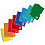 BLASETTI Quaderno spiralato One Color A5, 60 fogli a quadretti 5 mm, Copertina in PPL, Colori assortiti (confezione 5 pezzi) - 1