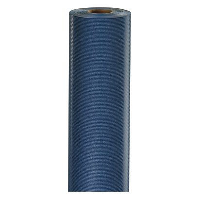 Blaues Kraftpapier auf der Rolle, 70 cm x 100 m - 1