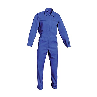 Blauwe overall in polycoton M2 - 1