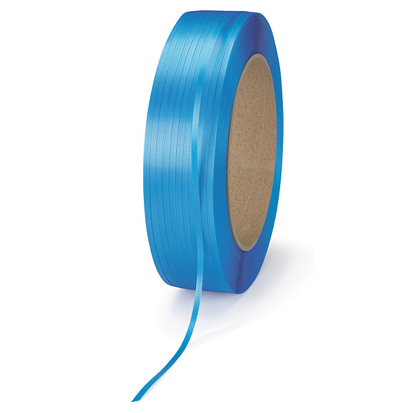 Blauwe polypropyleenband industrieel 12x0,75mm 2000m - 1