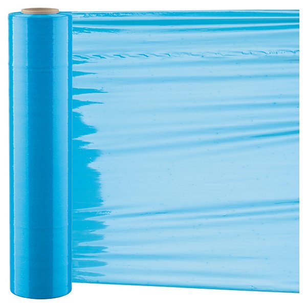 BLauwe rekfolie voor handmatig wikkelen 80% gerecycled RAJA 17 micron - 5