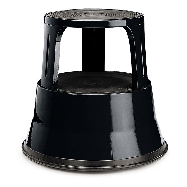 Blauwe stalen opstapkrukje - 3