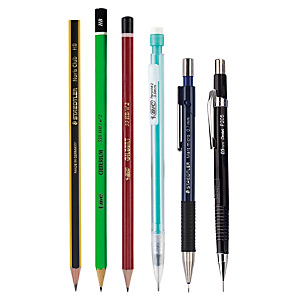 Bleistifte und Minen von Staedtler, BIC & Pentel Bleistifte und Minen von Staedtler, BIC & Pentel