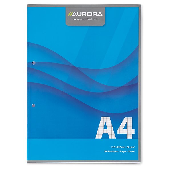 Bloc de cours Aurora ligné - 2