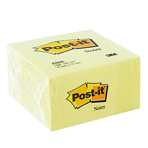 Bloc Post-it® 3 M format 76 x 76 coloris jaune