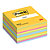 Bloc Post-it® 3 M format 76 x 76 coloris ultra multicolore - 1