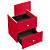 Bloc tiroirs Multicases Color - Rouge - 1