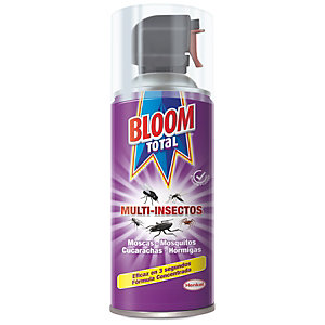 Bloom Total Multi-insectos Spray Insecticida contra Insectos Voladores y Rastreros, 400 ml