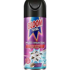Bloom Total Multi-insectos Spray Insecticida contra Insectos Voladores y Rastreros, 400 ml