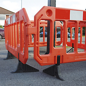 Blow-moulded barriers are great for crowd control and high-vis 