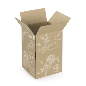 Blumenkarton, 100% recycelt Blumenkarton, 100% recycelt