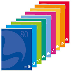 BM Maxiquaderno Color 80 - A4 - 1 rigo - 80 fogli - 80gr - copertina 250gr - BM BM Maxiquaderno Color 80 - A4 - 1 rigo - 80 fogli - 80gr - copertina 250gr - BM