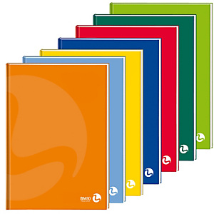 BM Quaderno Color 80 - A5 - 1 rigo - 96 fogli - 80gr - cartonato - BM BM Quaderno Color 80 - A5 - 1 rigo - 96 fogli - 80gr - cartonato - BM