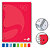 BM Quaderno Colors - A5 - 1 rigo - 60 fogli - 90gr - 4 fori microperforato - spiralato - 1
